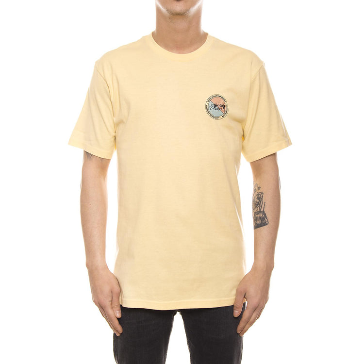 HALFTONE DOT TEE PALE YELLOW 1904016-PALE YELLOW  STUSSY 