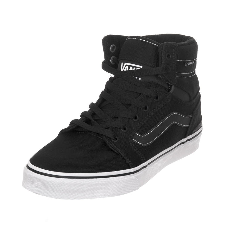 MN SANCTION (Canvas) Black White VUCV187  VANS 