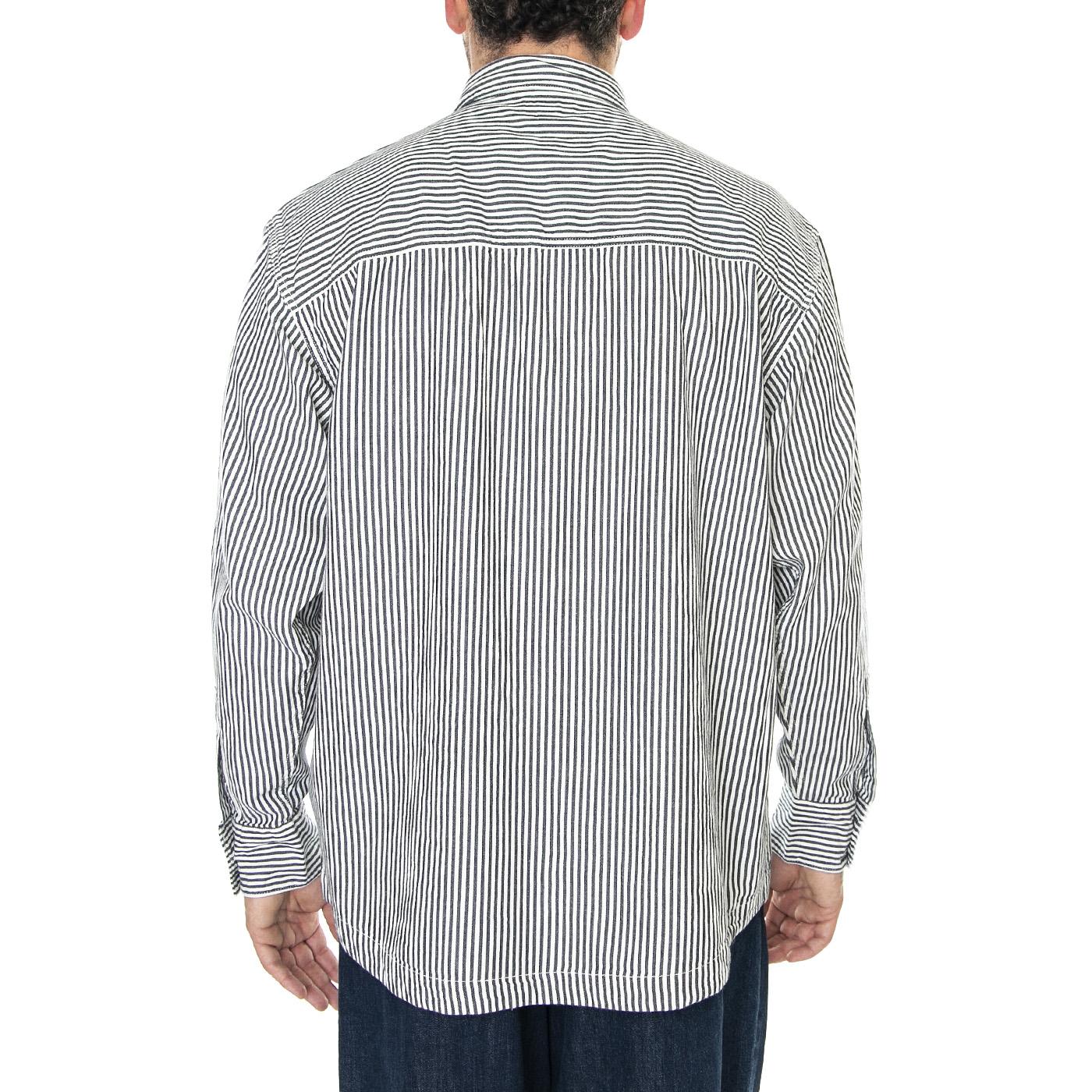 Casey Workshirt hickory Stripe Blue - Camicia Uomo Blu / Multi W542SR31G  WRANGLER 