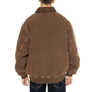 Stanton Jacket Chocolate / Chocolate stone dyed - Giacca Uomo Marrone I033826.2CU4J  CARHARTT WIP 