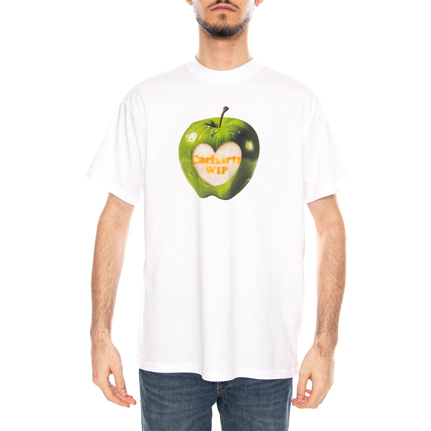 S/S Spoiled T-Shirt White - Maglietta Girocollo Uomo Bianca I036260 02XX CARHARTT WIP 