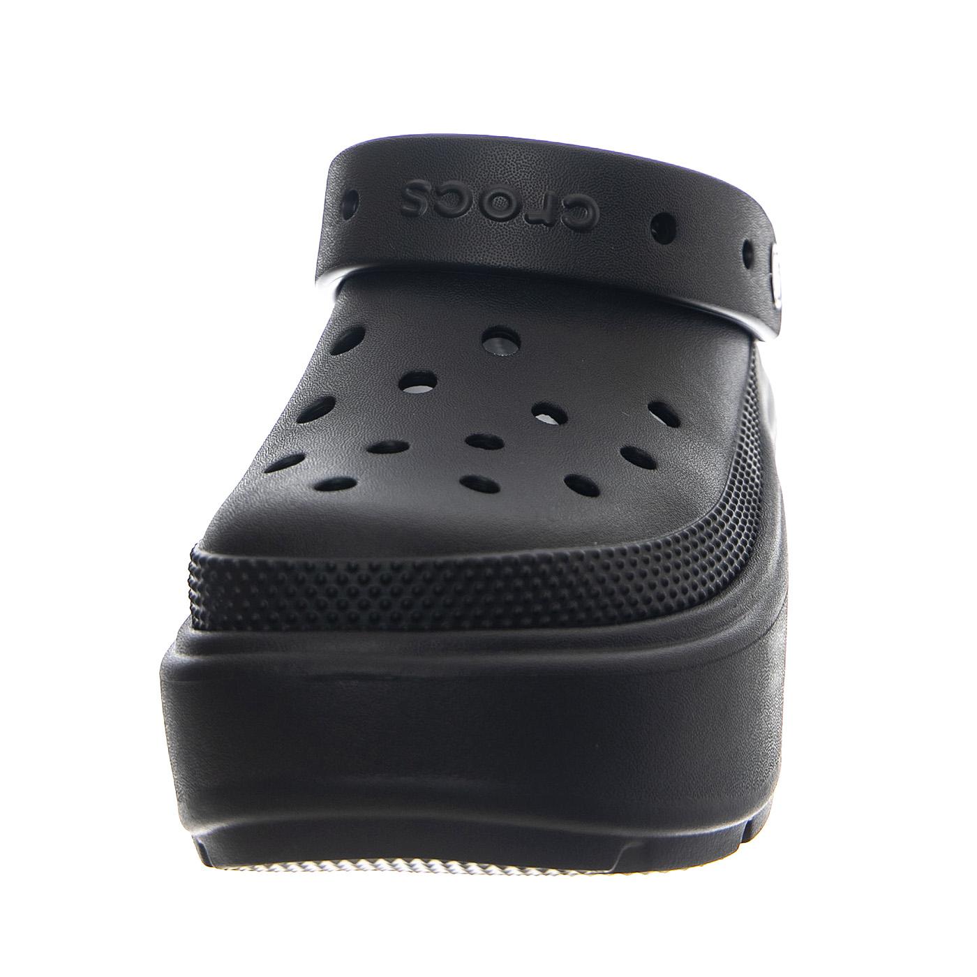 Stomp Clog Black - Sandali Donna Neri CR.209347-BLK  CROCS 