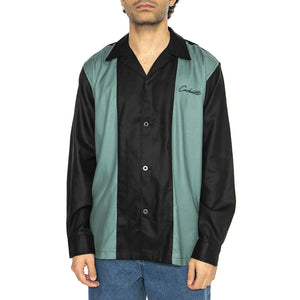 L/S Delaney Shirt Black / Silver Pine - Camicia Uomo Multicolore I034381.2NRXX  CARHARTT WIP 