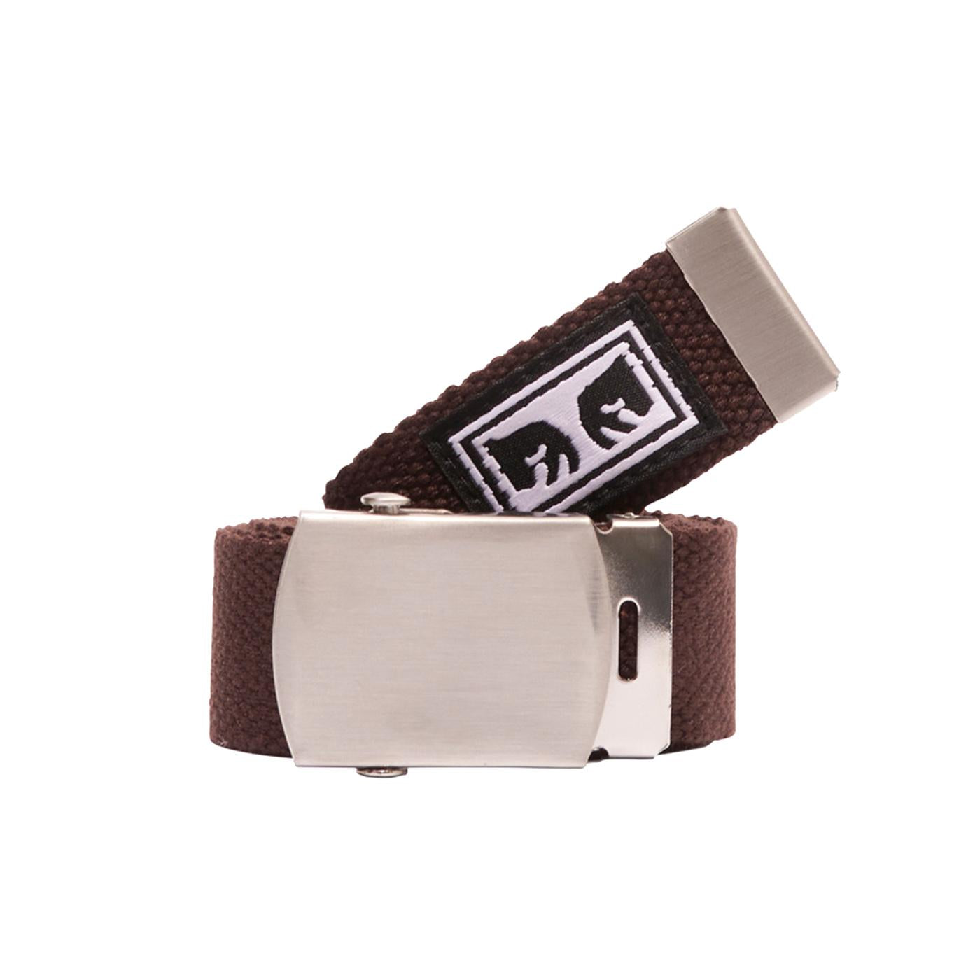 Big Boy Web Belt Brown Sugar - Cintura Marrone / Multicolore 100050026 BRS OBEY 
