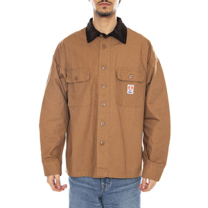 CJ Overshirt Toasted Coconut - Sovracamicia / Giacca Uomo Marrone 112371547 . WRANGLER 