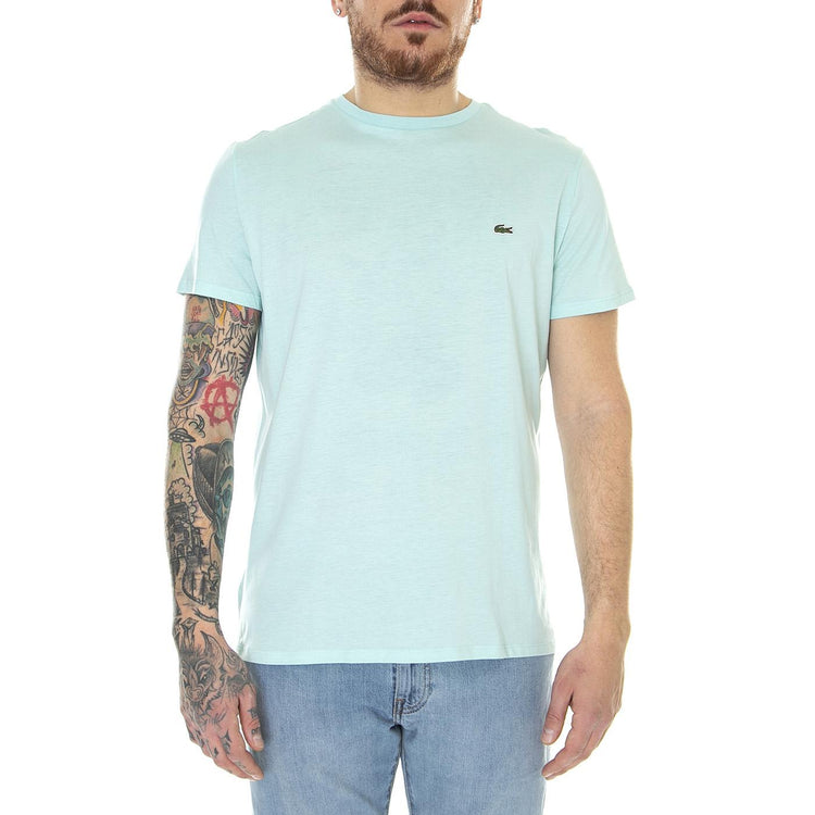 T-Shirt LGF - Maglietta Girocollo Uomo Bianca TH6709-LGF  LACOSTE 