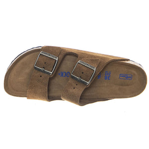 Arizona SFB Dark Tea, Suede Leather - Sandali Uomo Marroni 1030865 . BIRKENSTOCK 