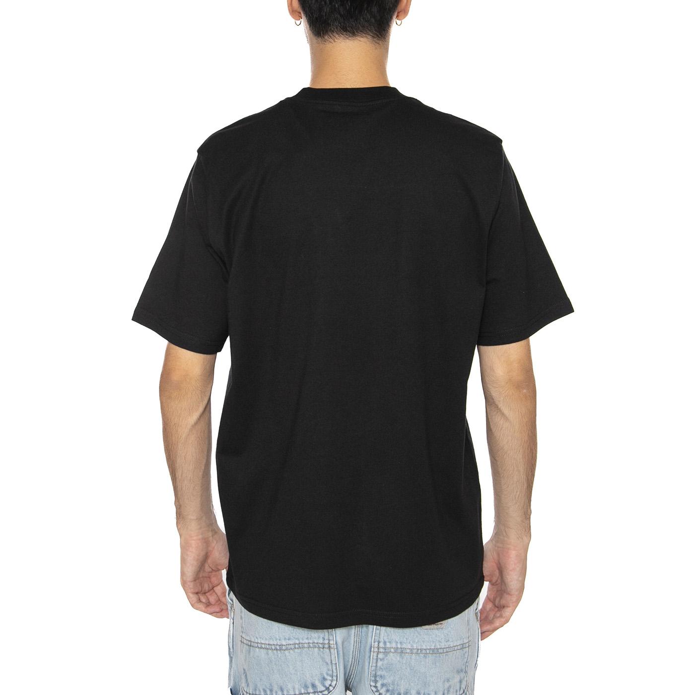 S/S Alumni T-Shirt Black - Maglietta Girocollo Uomo Nera I035207.89XX . CARHARTT WIP 