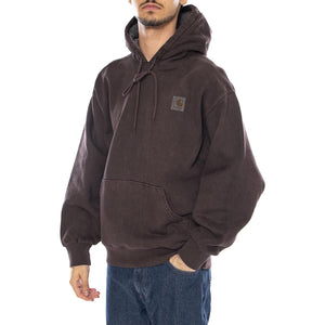 Hooded Vista Sweat Palisander - Felpa con Cappuccio Uomo Marrone I029523.33HGD . CARHARTT WIP 