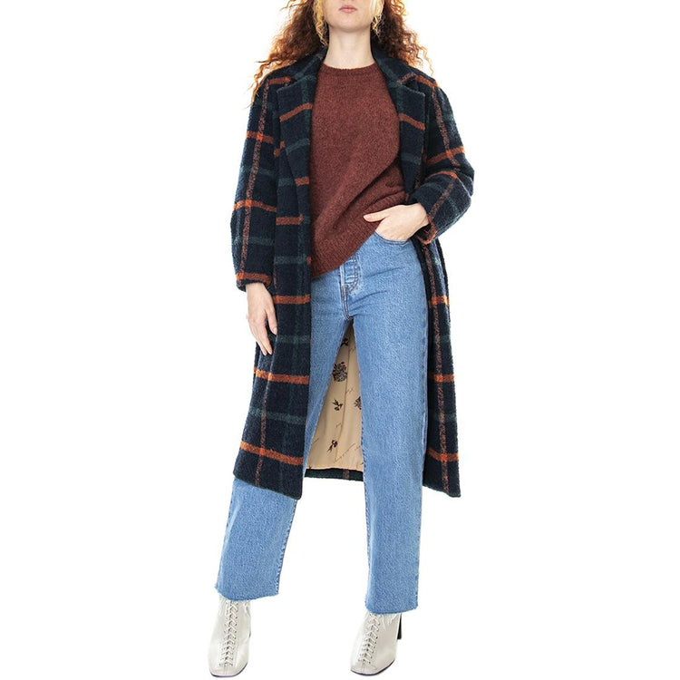 Coat 021SD35056 - Cappotto Donna Scozzese / Multicolore 021SD35056 -029097-01 . ALESSIA SANTI 