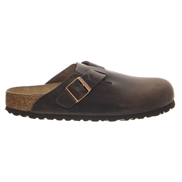 Boston SFB BasaltGray, Suede Leather Brown -- Sandali Uomo Marroni 0159713 . BIRKENSTOCK 