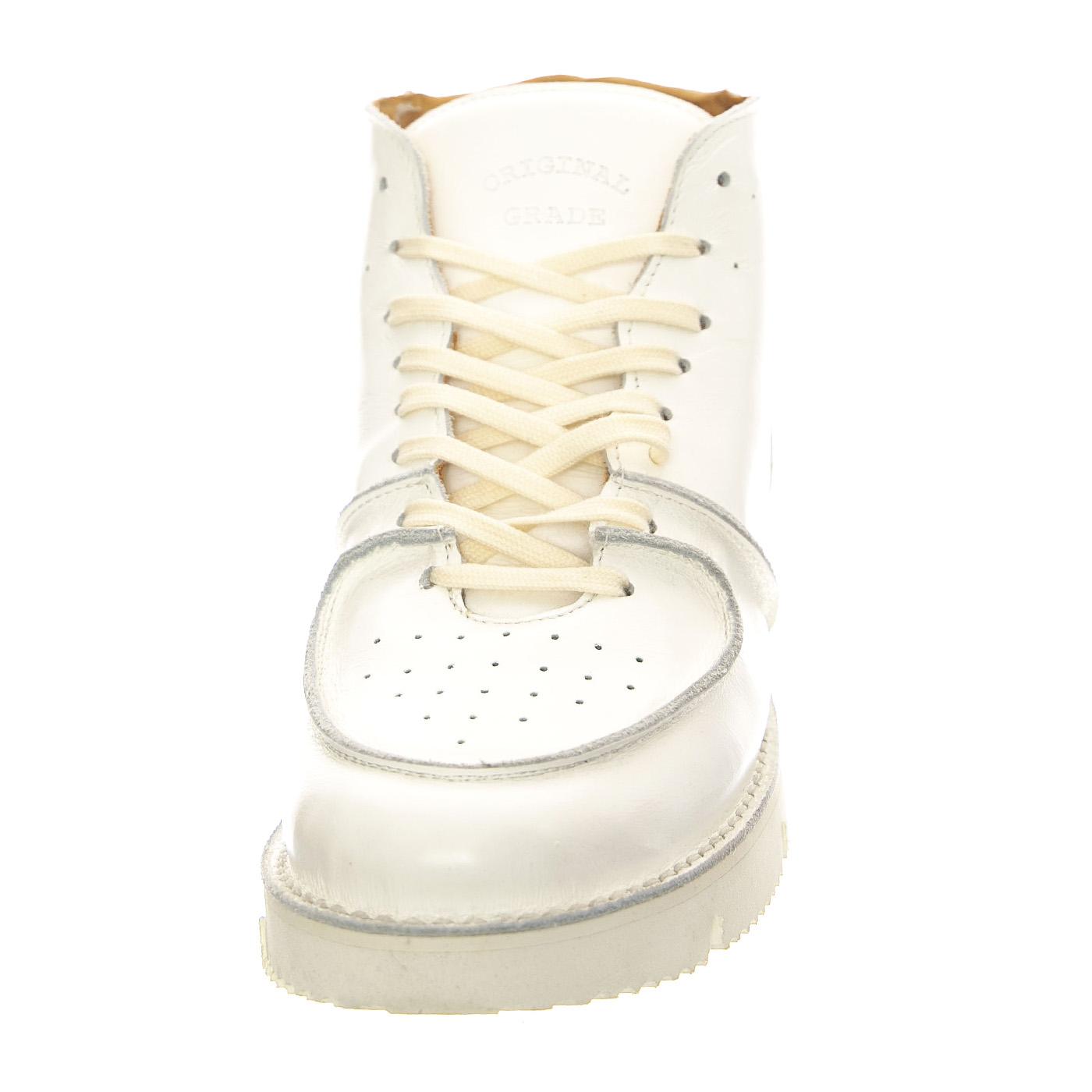 Considered White White - Scarpe Stringate Profilo Alto Donna Bianche OGSCONSIDERED-WHTWHT  ORIGINAL GRADE 