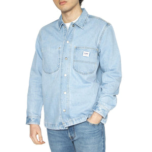 Relax Workwear Shirt Skyline Wash - Camicia Denim Jeans Uomo Blu 112364145  LEE 