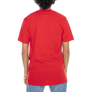 Fine Jersey Crew Neck T-SHirt - Red - Maglietta Girocollo Uomo Rossa S LAC20001-RED  LOS ANGELES APPAREL 