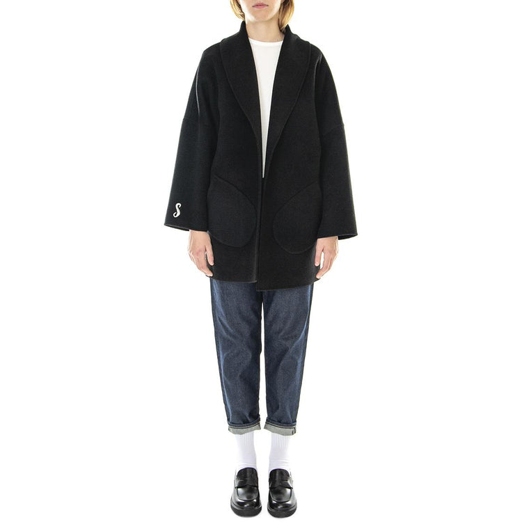 Cappotto Donna Nero Diamante 221SD35078-S3000  ALESSIA SANTI 