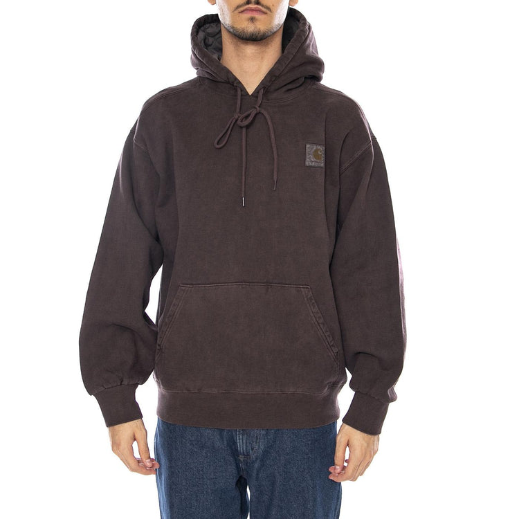Hooded Vista Sweat Palisander - Felpa con Cappuccio Uomo Marrone I029523.33HGD . CARHARTT WIP 