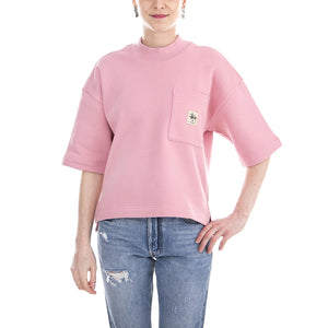 JUNO BOXY MOCK NECK PINK 218048-PINK  STUSSY 