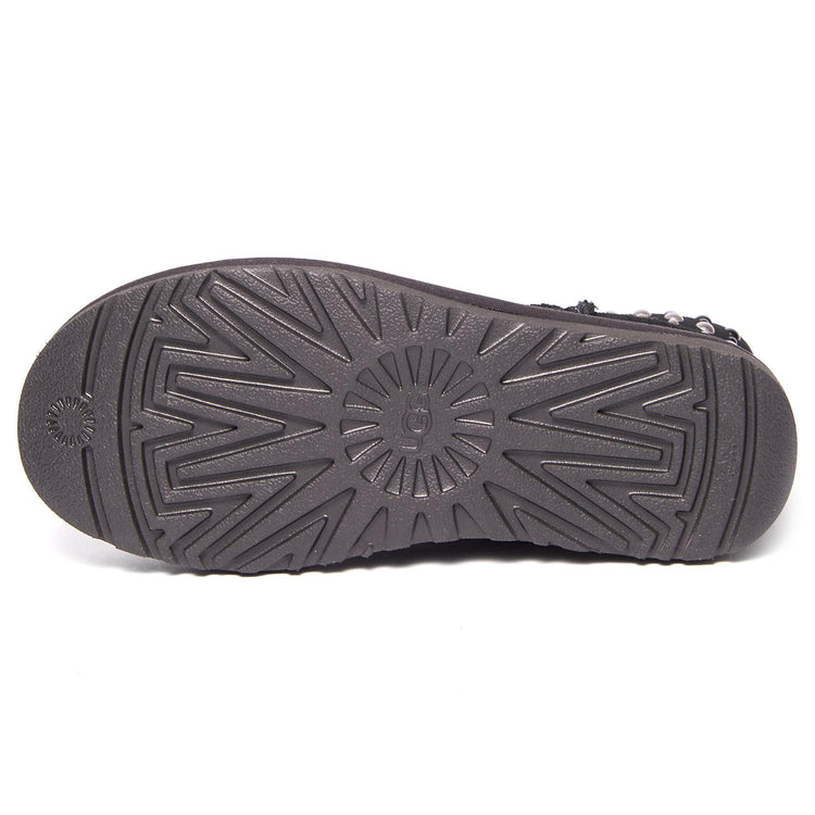 Wm Classic Mini Boots with Pearls - Black - Stivaletti Donna Neri UGSCLMPBK1012393W  UGG 