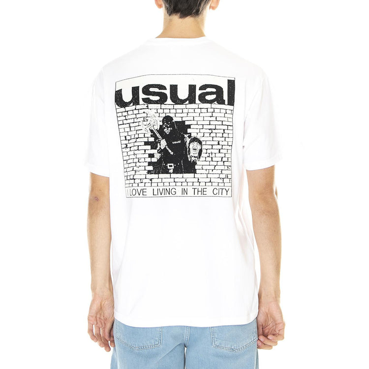 M' Cavalier T-Shirt White - Maglietta Girocollo Uomo Bianca S23TCAVAL-WHT  USUAL 