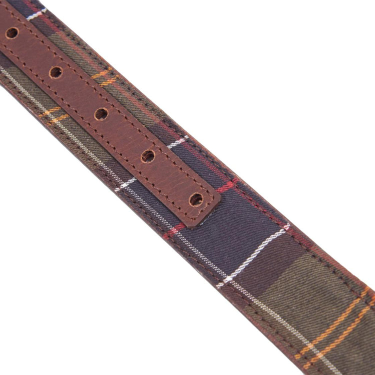 Reversible Leather Belt Classic Tartan Brown - Cintura Marrone FW22-MAC0364-TN11  BARBOUR 