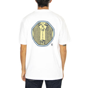 S/S Zipper T-Shirt White - Maglietta Girocollo Uomo Bianca I033961.02XX  CARHARTT WIP 
