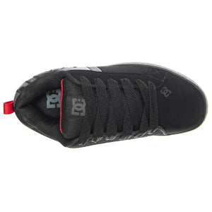 M' Court Graffik Black / Grey / Red - Scarpe Stringate Profilo Basso Uomo Nere US 12 ADYS100442  DC 