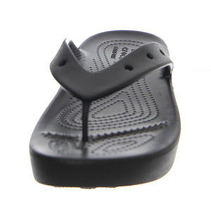 W' Classic Platform Flip Black - Sandali Donna Neri CR.207714-BLK  CROCS 