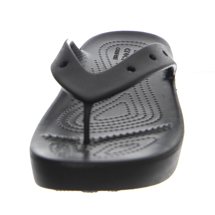 W' Classic Platform Flip Black - Sandali Donna Neri CR.207714-BLK  CROCS 