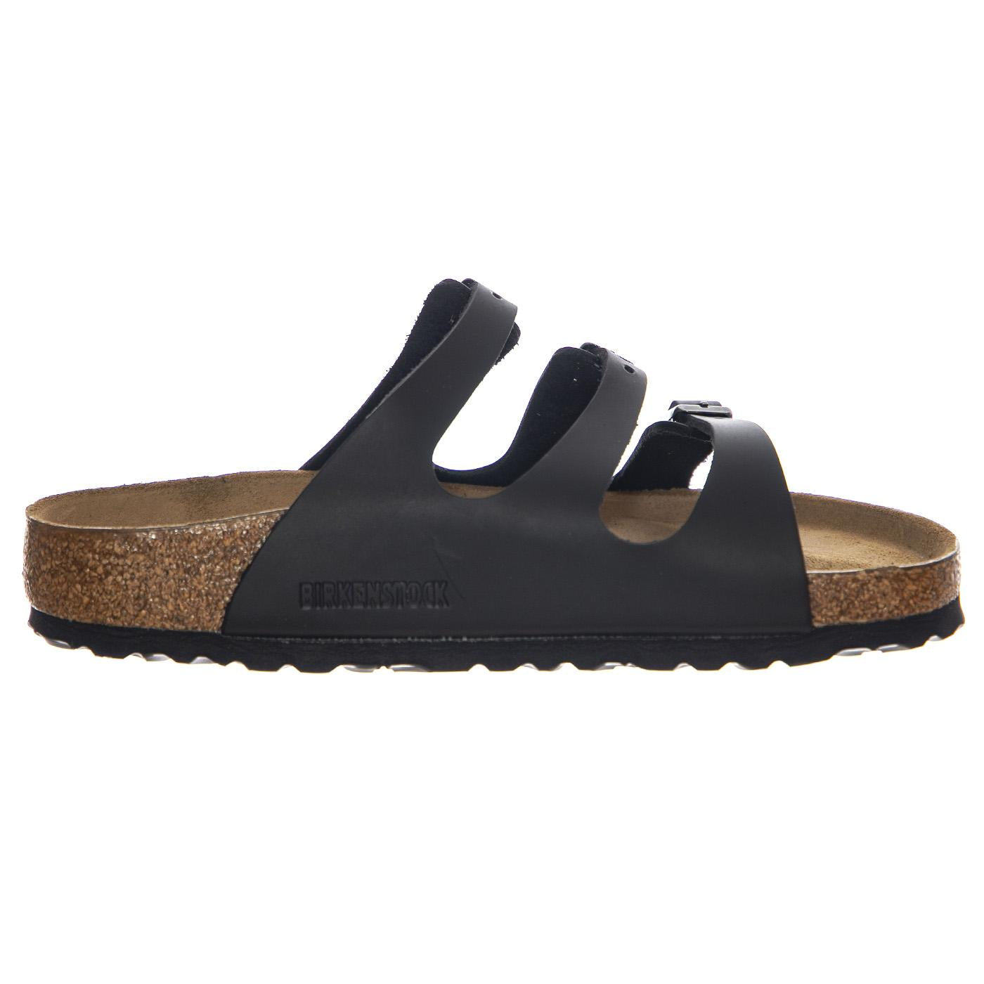 Florida SFB black, Oiled Leather - Sandali Donna Neri 1011445  BIRKENSTOCK 