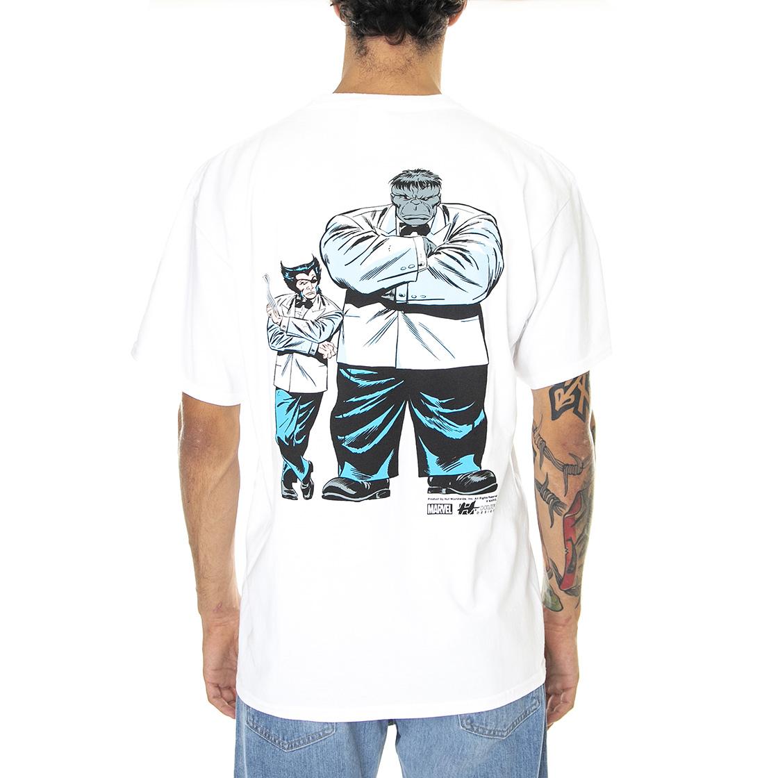 Tension S/S Tee White - Maglietta Girocollo Uomo Bianca TS01975-WHITE  HUF 