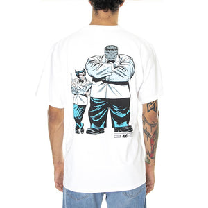 Tension S/S Tee White - Maglietta Girocollo Uomo Bianca TS01975-WHITE  HUF 