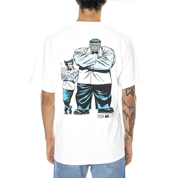 Tension S/S Tee White - Maglietta Girocollo Uomo Bianca TS01975-WHITE  HUF 