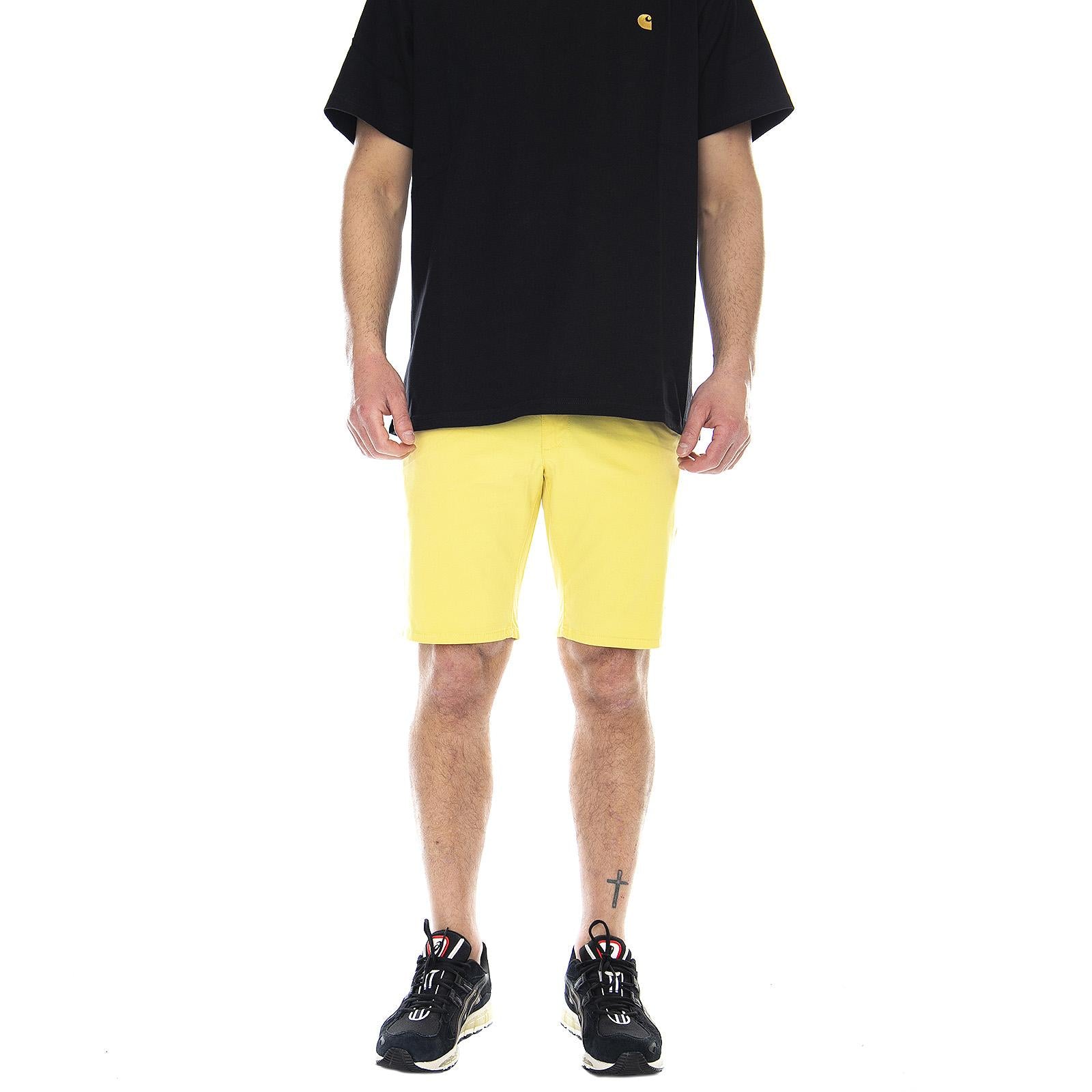 Hawk Chino Shorts - Pastel Yellow - Bermuda Uomo Gialli 119437_4  FARAH 