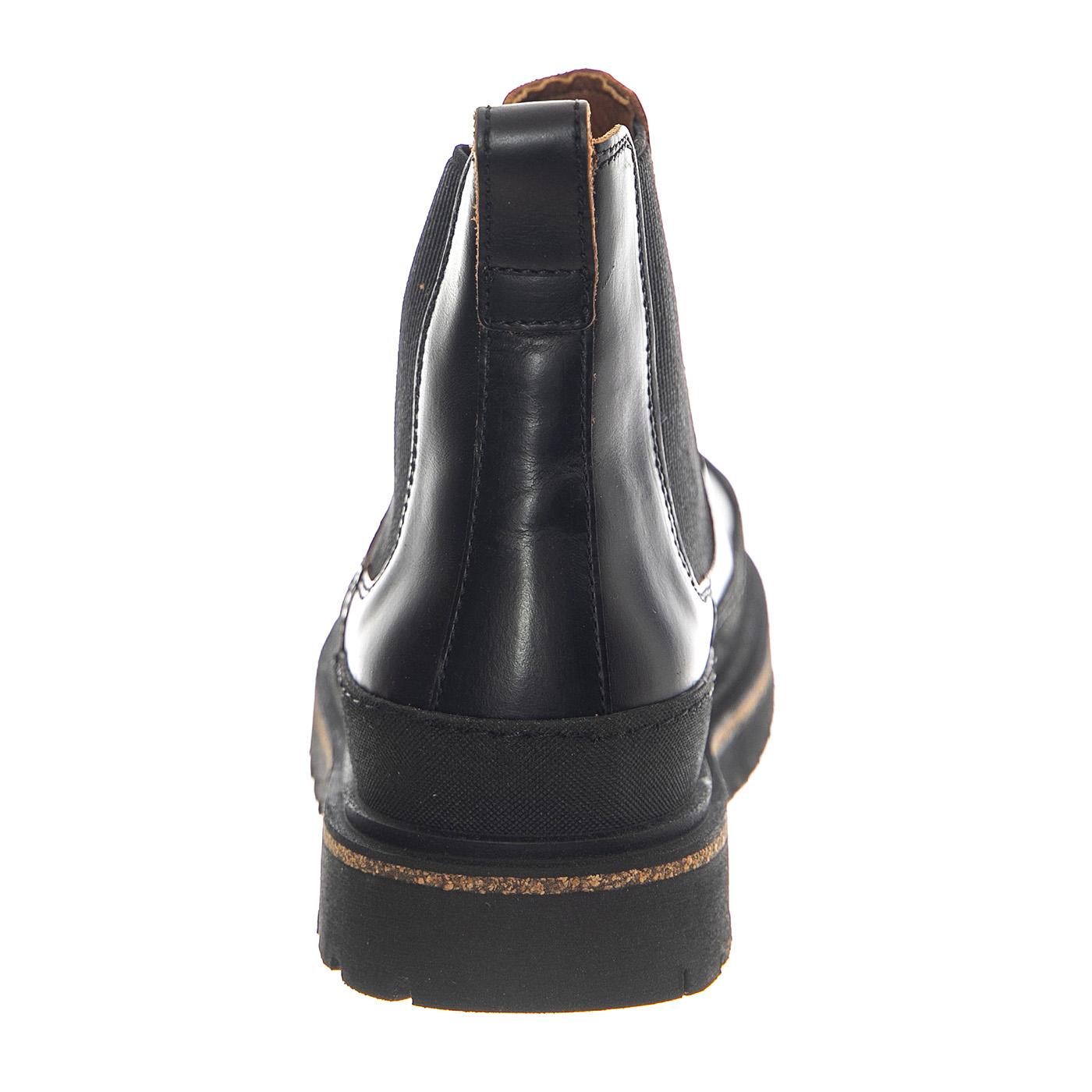 Prescott Slip On Women black, Pull Up Leather - Stivaletti alla Caviglia Donna Marroni 1025218 . BIRKENSTOCK 