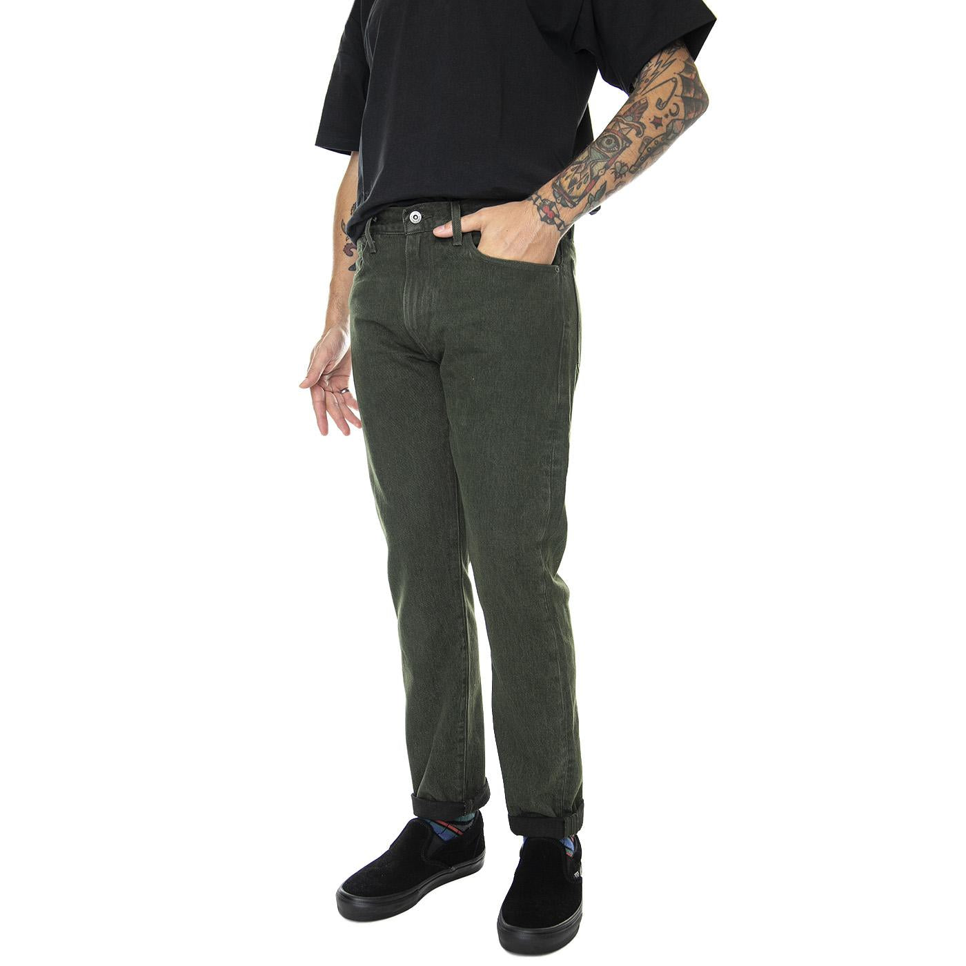 LMC 502 Z4123 Forest Night Green - Pantaloni Denim Jeans Uomo Verdi 56518-0073  LEVIS 