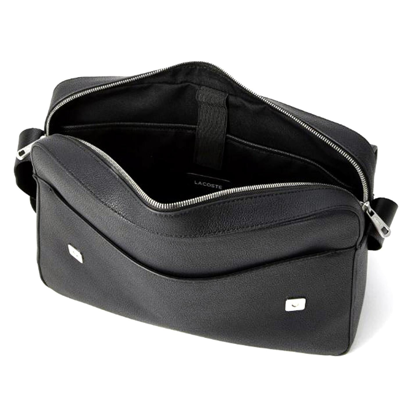 Messenger 000 Black - Borsa a Tracolla Nera NH5163-000 . LACOSTE 