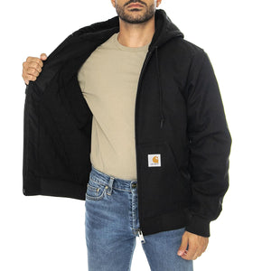 Active Jacket Black /rigid - Giacca con Cappuccio Uomo Nera I023083.8901 . CARHARTT WIP 
