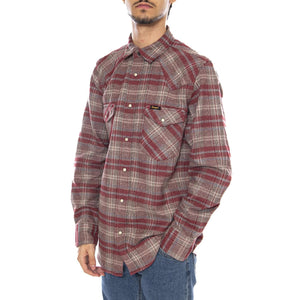 Western Shirt Ruby Wine - Camicia Uomo Multicolore 112371525 . WRANGLER 