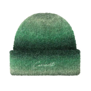 Tony Beanie Tony Stripe Jacquard, Dark Fir / Pale Olive - Cappellino a Cuffia Verde I035463.3DIXX  CARHARTT WIP 