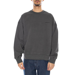 Benton Sweat Graphite - Felpa Girocollo Uomo Grigia I035436.87GD . CARHARTT WIP 