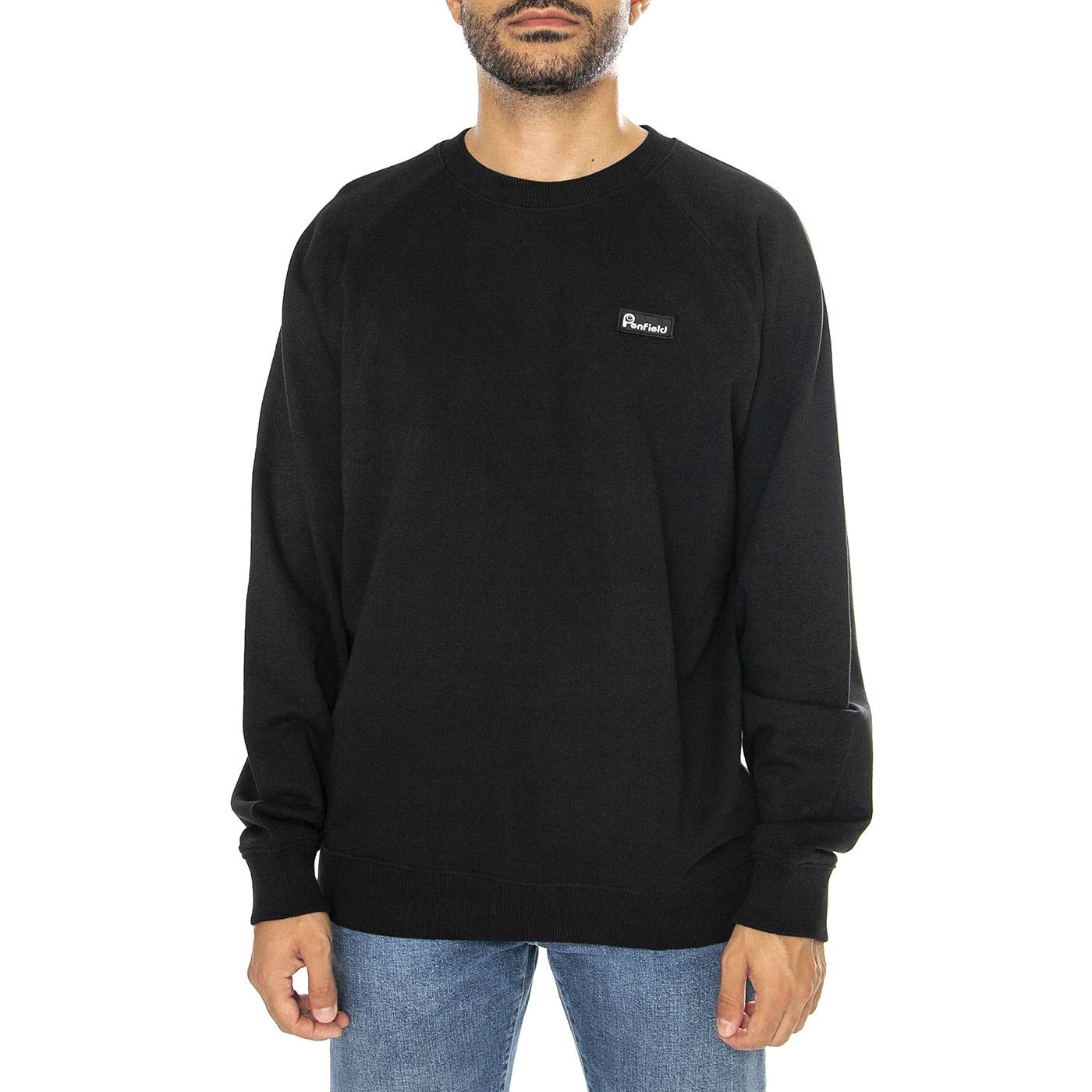 Badge Sweatshirt Black - Felpa Uomo Nera PFD0346-023  PENFIELD 