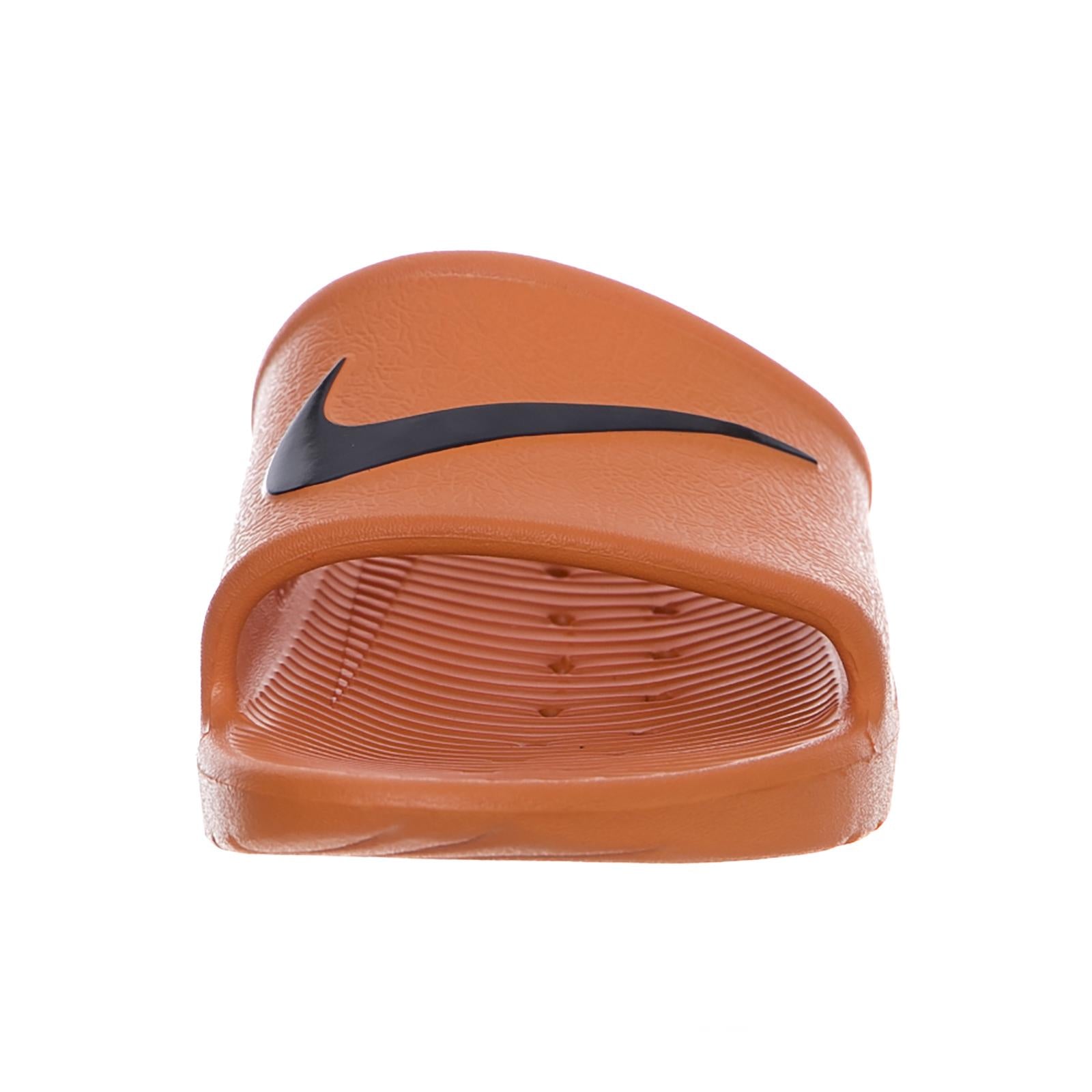 Kawa Shower Slide MIDNIGHT SOLAR ORANGE / BLACK 832528-800  NIKE 