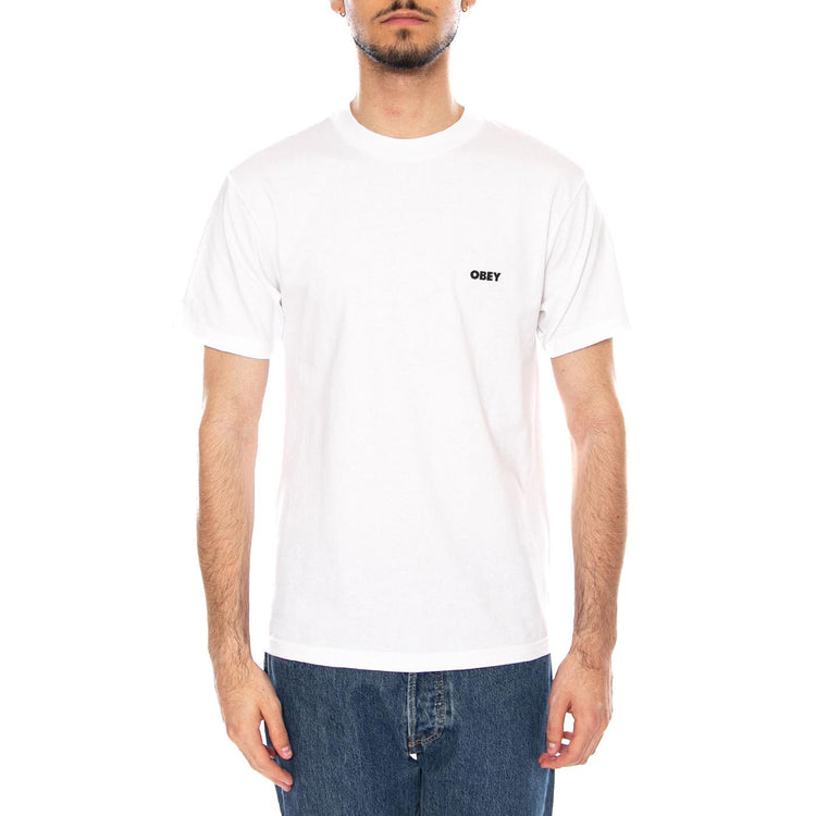 OBEY EXCLAMATION TEE - Maglietta Girocollo Uomo Bianca 165264328 WHT OBEY 