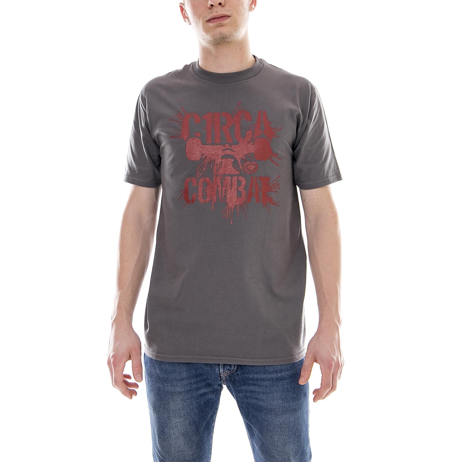 SPLATTER T-SHIRT CHARCOAL MTS017-CHARCOAL  C1RCA 