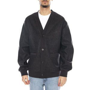 Victor Cardigan OTW -- Cardigan Uomo Dark Grey Melange Grigio 22034895-4807666 . ONLY & SONS 