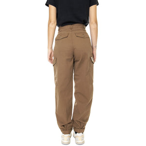 W' Collins Pant Buffalo Garment Dyed - Pantaloni Cargo Donna Marroni I029789-1CMGD  CARHARTT WIP 