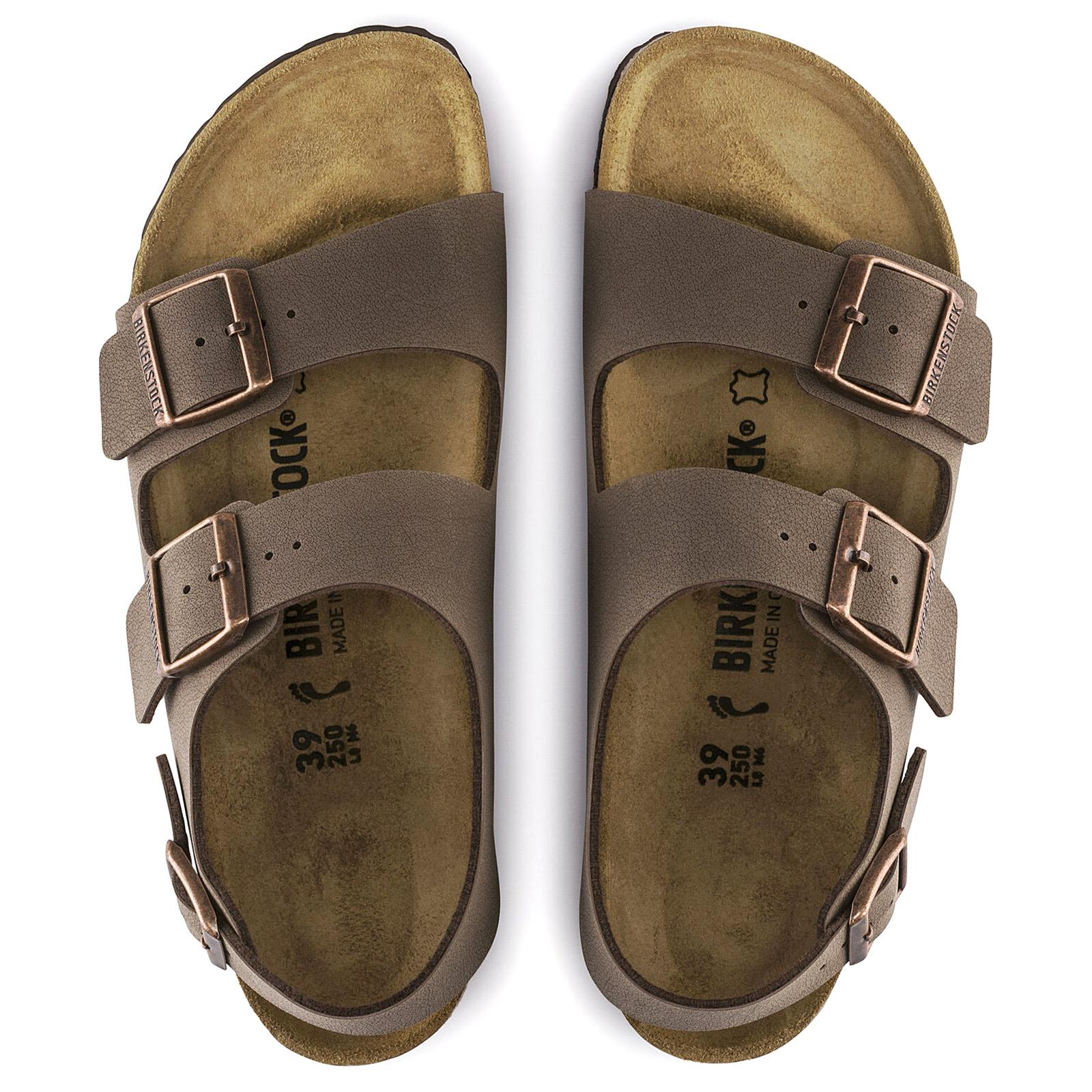 Milano Mocca - Sandali Uomo / Donna Marroni - Calzata Stretta 8487 . BIRKENSTOCK 