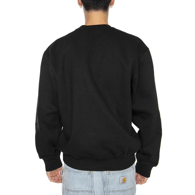 Masterpiece Sweat Black / Fandoghi - Felpa Uomo Nera I035199.33NXX . CARHARTT WIP 