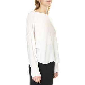 Blusa 021SD45007 Burro - Top Donna Bianco 021SD45007 -S2128 . ALESSIA SANTI 