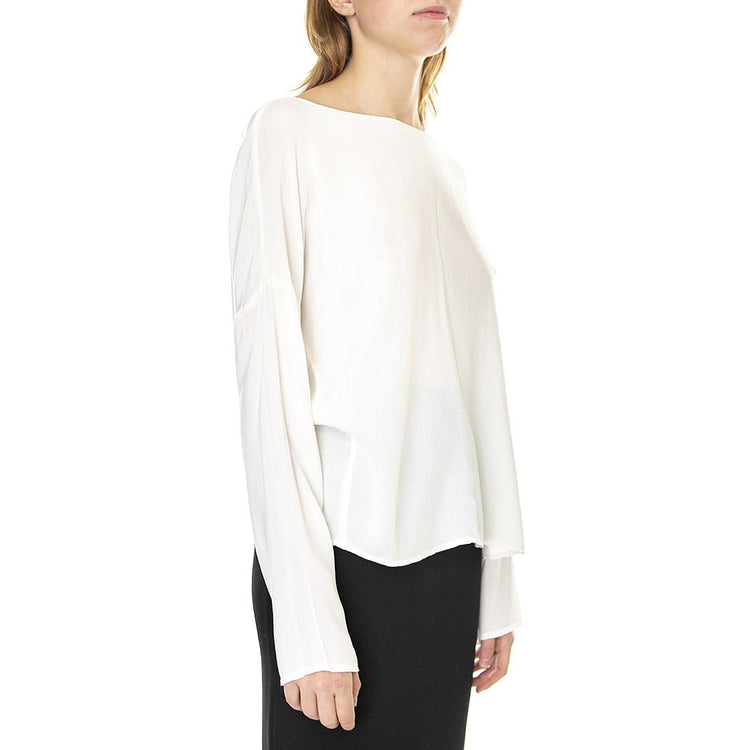 Blusa 021SD45007 Burro - Top Donna Bianco 021SD45007 -S2128 . ALESSIA SANTI 